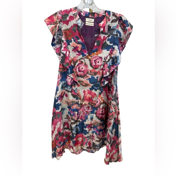 CHUFY Memories Of Romania Luca Mini Floral A-Line Dress- Size XS - Picture 2 of 5